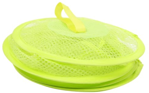 ROMISBABA Organizador De Almacenamiento Colgante De Malla 3 Compartimentos Verde Plegable Para Ropa y Juguetes Habitación Infantil Cesta Portátil
