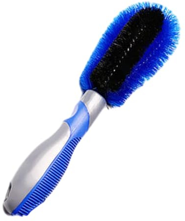 Cepillo para llantas de coche - Limpiador resistente de radios de llantas, cepillo portátil para limpiar neumáticos | Accesorios profesionales para lavado de coches para detallado automotriz, raspador