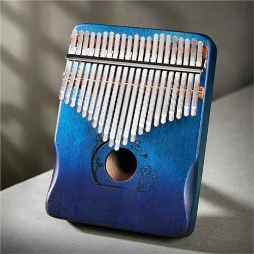 Professionelles Kalimba-Traginstrument Aus Mahagoni Mit 21 Tasten Für Anfänger Professionelle Kalimba(Blue)