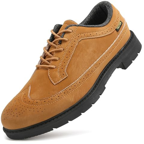 PENXZT Vattentäta professionella golfskor herr med 9 spikar utomhusgolfsneakers halkfria promenadskor,D,45 EU