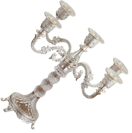 Retro Eisenkegelhalter Kandelaber für Hochzeit Home Decor Gusseisen Metall Kandelaber Kerzenhalter