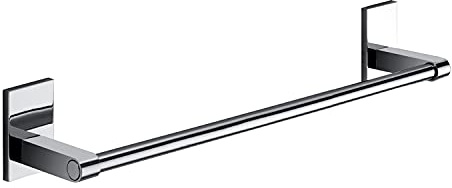 Gedy G-Singapore Porta Asciugamani CM.35 con Placche girevoli, Colore Cromo, Componenti Realizzati in Acciaio Inox e Cromall, Misure 6 x 38 x 6,5 CM e Peso 0,305 kg, Design R&S, 35 cm