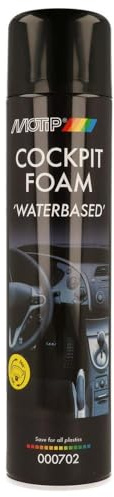 Mousse lustrant tableau de bord 600ml MOTIP COCKPIT FOAM