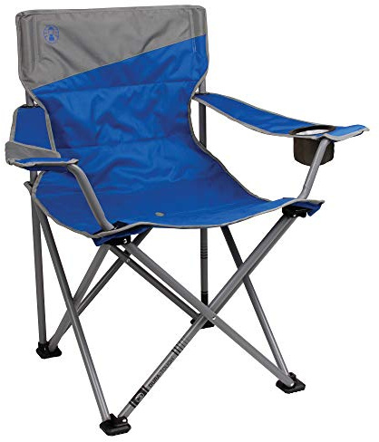 Coleman 4012374-SSI Big-n-Tall Quad Stuhl, Synthetik, Blau/Grau