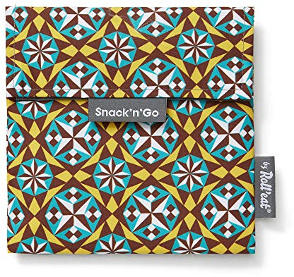 Roll'eat ®Snack'n'Go Tiles | Wiederverwendbarer und Ökologischer Snackhalter ohne BPA, Gòtic