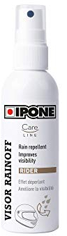 IPONE – Anti-pluie pour Visières et Bulles Visor Rainoff – Effet Déperlant – Ne Coule Pas – Ne Laisse Pas de Trace - 100 ml