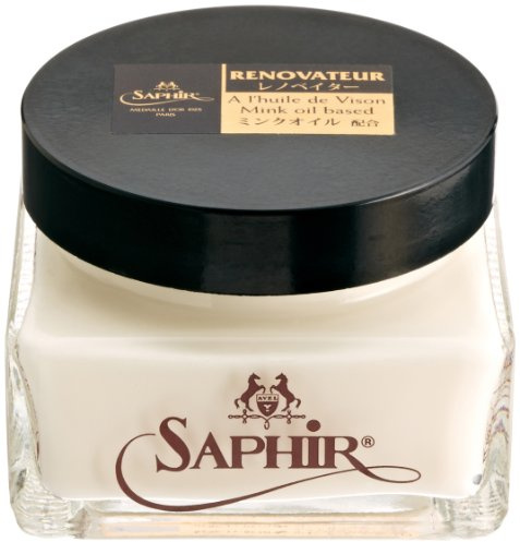 Saphir Medaille d'Or Renovator – All-Purpose Leather Shoe Cleaner & Conditioner - With Mink Oil