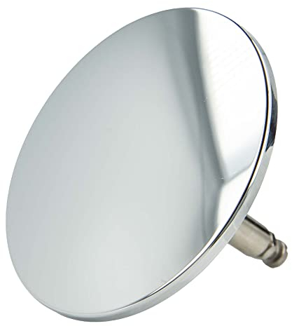 tecuro, tappo conico a valvola, per lo scarico della vasca da bagno, del diametro di 74 mm, regolabile in altezza