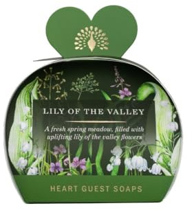 The English Soap Company, Luxury Packed Guest Soaps, Lily of the Valley, 3x20g