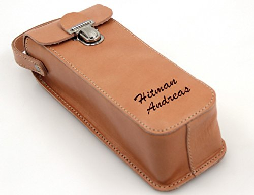 Boule Leder Tasche, Premiumprodukt aus Rindleder mit Gravur, Geschenk Idee