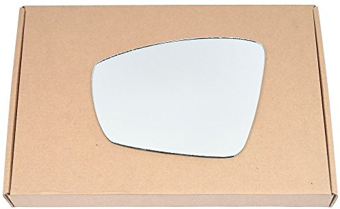 Less4spares Wing Mirror Glass Left Compatible with VW Polo 2009-2017 STICK-ON Passenger Near Side Convex