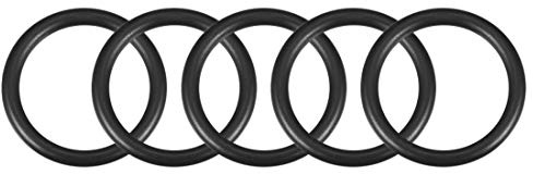 sourcing map 5 Stück O Ring Dichtungsringe 27 mm x 35 mm x 4 mm Metrische Nitrilkautschuk Dichtungsgummiring Gummi Ersatzdichtung für Sahnespender Poolpumpe Schnellkupplung Umfülladapter
