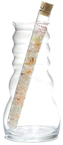 Edelsteinwasser-Stab Ausrichtung & Verbindung - 24 cm Edelsteinstab Edelsteinwasserstäbe | 100% Natur Wassersteine zur Wasseraufbereitung | Energiearbeit | Mineralien | Dekosteine I