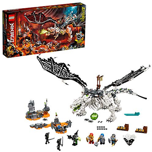 LEGO NINJAGO Skull Sorcerer’s Dragon 71721 NINJAGO Dragon Set Featuring Warrior Toy Figures, New 2020 (1,016 Pieces)