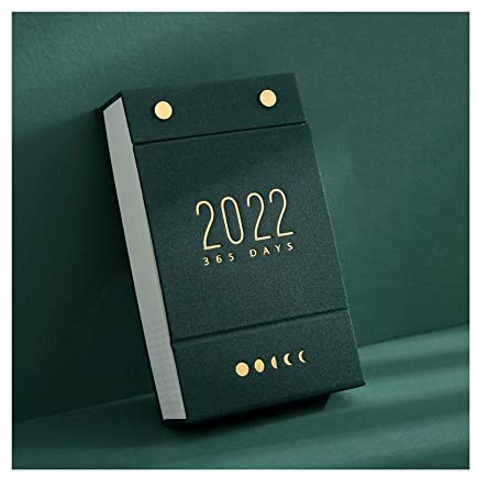 ZZTWER Lebensplaner 2022 Simple Ins Style Einwegkalender Desktop-Dekoration Studenten können den Veranstaltungsplan vergessen können den Tischkalender zerreißen Wochenplaner