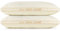 Vitapur Cuscino 40 x 80 cm, set da 2 pezzi di bambù di alta qualità, 100% cotone sbiancato, per tutte le posizioni di sonno, lavabile a 60 °C, imbottitura rimovibile, 2 x 40 x 80 cm