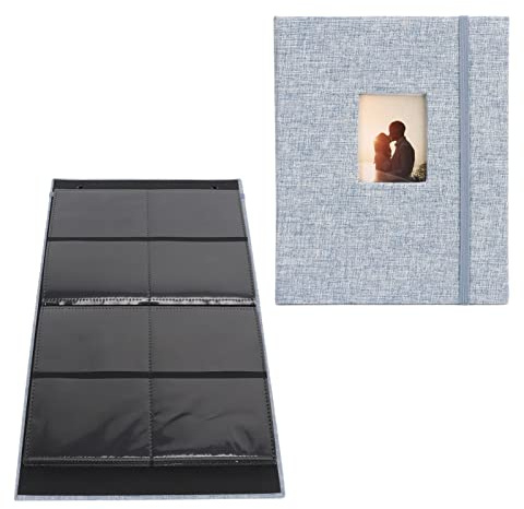 Fotoalbum mit 208 Fächern für Polaroid Bilder, Integrierte 26 Seiten, Dekoratives Bilderalbum Zum Aufbewahren von 3 Zoll Großen Fotos,Kinokarten, Bankkarten, Visitenkarten Usw