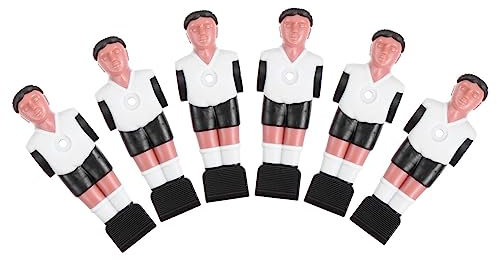 Gogogmee 6stücke Turnier Stil Ersatz Fußballspieler Für Tischfußball Maschine Spieler Zubehör Passt Standard Stangen
