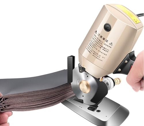 Forbici Elettriche Per Tessuti, Taglierina Rotativa Portatile Per Cartone Da 250 W Con Funzione Di Affilatura Automatica, Spessore Di Taglio ≤35 Mm, Macchina Da Taglio Per Tessuti Per Carta, Stoffa