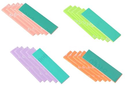 Wenrescry 20 Stück Schleifschwamm, Polierschwamm für Spielzeug und Modell, Hobby-Modellwerkzeuge, Handschleifblock, wasserdicht, nass und trocken, wiederverwendbar, Körnung 600-2000