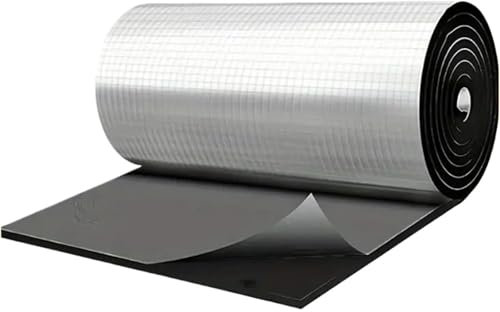 insonorisation Tapis D'isolation Thermique Insonorisant 5/10 Mm pour Voiture Isolation Phonique Isolation Capot Voiture(500x2000x10mm)