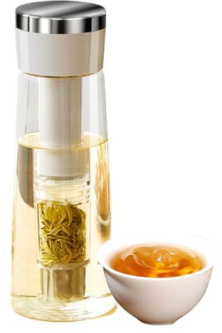 Genérico Bottiglia di vino Cold Brew - Cold Brew Camé | gelato in vetro con filtro | Cold Brew Pitcher | Premere tipo di caffè Cold Brew Coffee con filtro a rete rimovibile | Macchine
