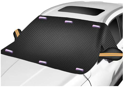 Frontscheibenabdeckung Winter, für Ford Transit Custom 2013-2024 2025 Windschutzscheibenabdeckung Gegen Schnee, EIS, Frost, Staub Zubehör,Faltbar