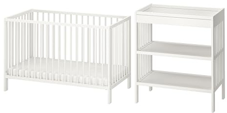 ProTuning GULLIVER 2-teiliges Babymöbel-Set, weiß, 60x120 cm