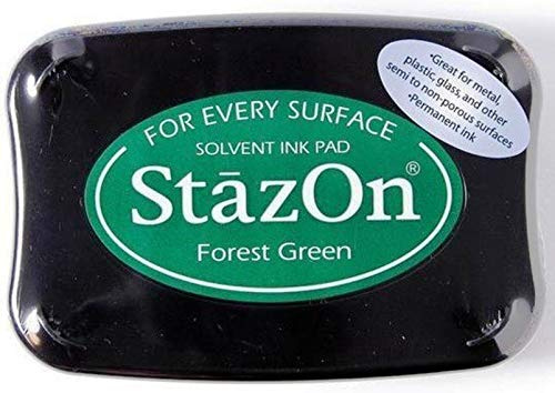 StazOn Color Ink Pad Color: Forest Green by Tsukineko