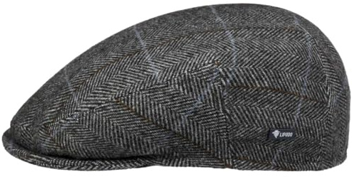 Lipodo Flatcap Schirmmütze Karomuster Made in Italy Damen und Herren Sommer Winter