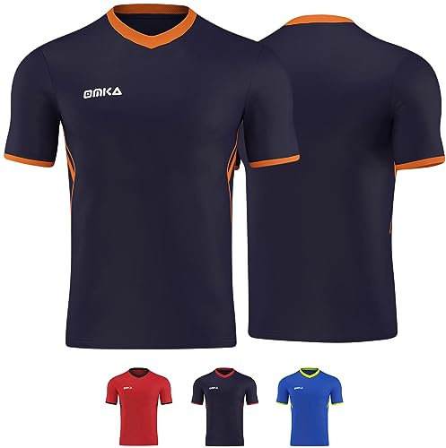 OMKA Sport V-Ausschnitt Teamwear Trikot - Premium Handball-, Fußball-, Volleyball- und Lauf-Uniform Shirt