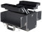 HMF 14902-02 - Cassetta per attrezzi vuota in alluminio, divisorio singolo, 36,5 x 35 x 22 cm