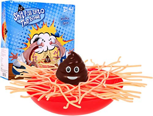 HUKITECH Fallender Haufen Spiel Geschicklichkeitsspiel Aktionsspiel Partyspiel Gesellschaftsspiel Reflex Game - Familienspiel mit hohem Spaßfaktor