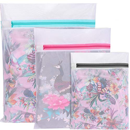 BAGAIL Sacchetti per Biancheria in Rete, Sacchetti per Lavatrice, Sacchetti in rete Riutilizzabili e Durevoli per Camicette Delicate, Biancheria Intima, Reggiseni, Lingerie e Vestiti per Bambini