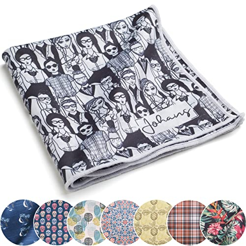 Johans® XXL Mikrofasertuch zur Reinigung von Smartphone, Tablet, Brille, Display, Kamera | Displaytuch, Brillenputztuch, Reinigungstuch | Optikerqualität in 30x30cm (Crowd)