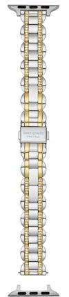 Kate Spade - iOs STRAPS Collection, 2-TONE Color, Stainless Steel watchstrap for Female KSS0116