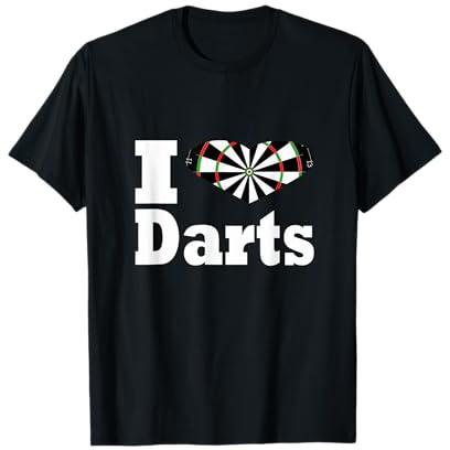 Ich liebe Darts Ally Pally 180 Bullseye T-Shirt