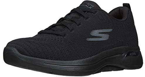 Skechers Women's GO Walk Flex Sandal, Black Textile, 7 UK