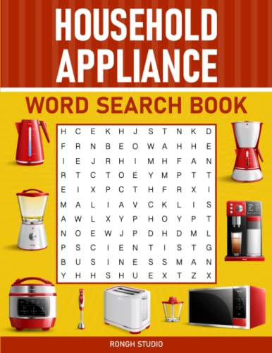 Household Appliance Word Search Book: Word Search with Household Appliance Names
