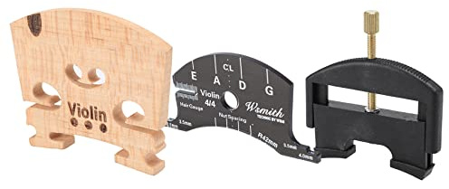 DINESA 4/4 Violine Saitenheber Violine Brücke Werkzeuge Violine Brücken Vorlage Langlebig Violine Zubehör Licht