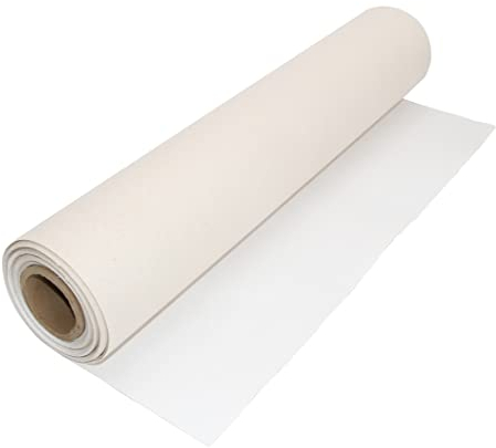 Paintersisters® Leinwand auf Rolle - 60cm x 15m, 325gr/m², mehrfach grundiert zum Malen, Drucken, festes Gewebe Baumwolle - Polyester-Mix, Leinwandrolle Polycotton
