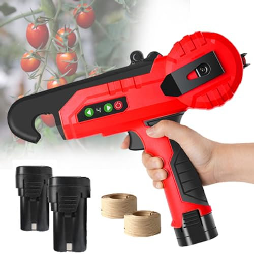 Quixnova Ensemble d'outils de Jardinage – Machine électrique à Attacher Les Plantes, Outils Portables pour Attacher Les Plantes pour Les Raisins, Les tomates et Les légumes vignes