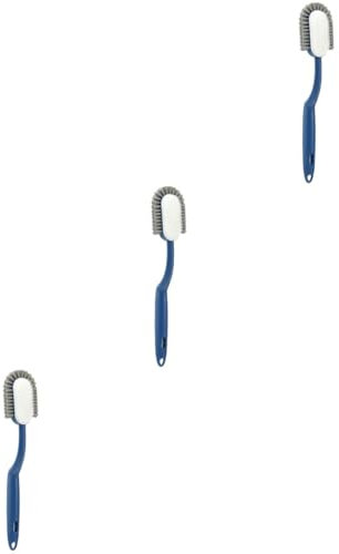 PartyKindom 3pièces Brosse De Nettoyage Longue Avec Poignée Ergonomique Brosse à Récurer Plastique Pour Maison Bureau Et Salle De Bain Idéale Pour Éliminer La Saleté Résidu