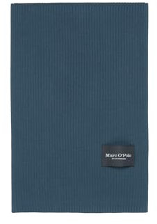 Marc O'Polo Herren Strickschal aus Bio-Baumwolle elegant, Blau (Moon Stone), One Size