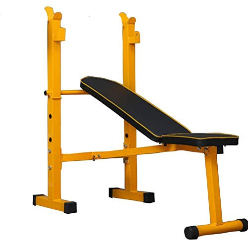 KHYTEBV Squat Rack Gewicht Faltbare Bankdrücken Hebe Ständer Langhantel Multifunktions Home Gym Ausrüstung Tragbare Fitness Training Maschinen Workouts für