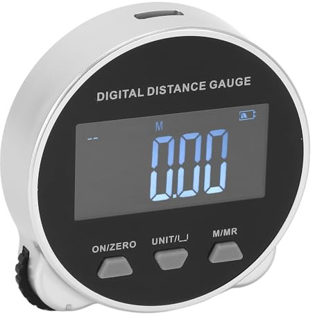 Rollendes Digitales Maßband, Digitales Rollbandmaß, Wiederaufladbares Digitales Maßband, Rollband, Digitales Rollbandmaß, Rollendes LCD-Display, Digitales Rolllineal