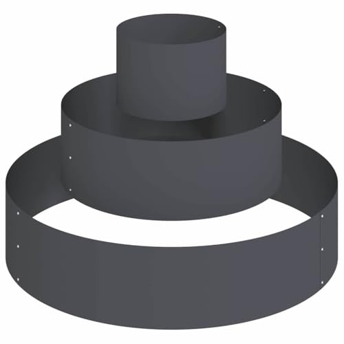 vidaXL Garten-Pflanzgefäß Anthrazit 90 x 90 x 20 cm | Das matte Finish sorgt für einen coolen Look und passt super zu modernen Stilrichtungen - perfekt für verschiedene