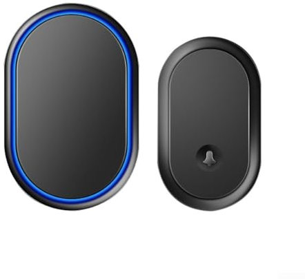 Campanello senza fili della gamma 300M, IP55 all'aperto impermeabile parete in porta kit resistente alle intemperie IP55 Design, opzioni di montaggio per porta d'ingresso