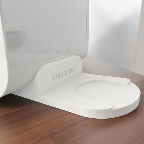 Axis Line Sodastream Glasflaschen Adapter für Osmofresh Quella Pro | Zubehör Halterung zum freihändigen Befüllen ohne Verschütten aus Kunststoff für 0,7 L Karaffen in Weiß