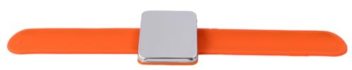 COHEALI Magnetisches Silikon Armband Pin Halter Slap Bracelet für Friseure Orange Weiches Langlebiges Haarschmuck Accessoire zum Sicheren Halten von Haarspangen und Clips